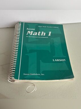 Homeschool Early Learning Saxon Math 1 Home Study Teacher’s Edition